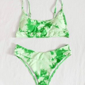 SHEIN Tie Dye Bikini Swimsuit